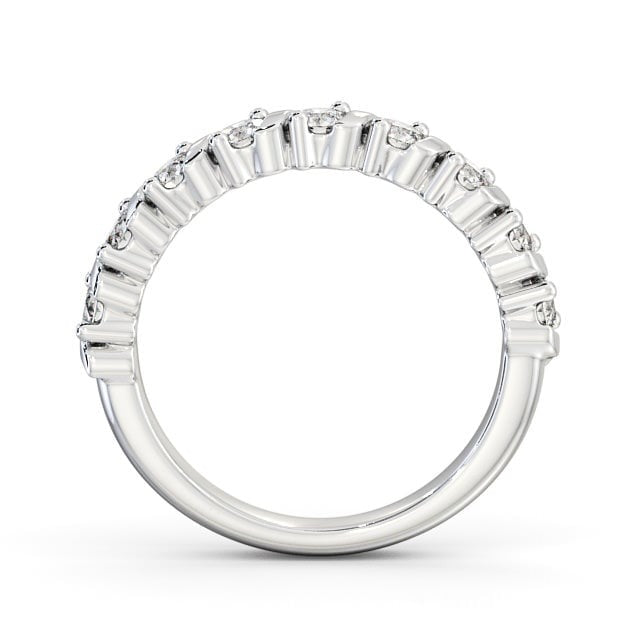 Faye Half Eternity Round Lab Diamond  Contemporary Style Ring